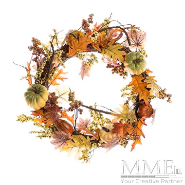 Pumpkin Harvest Wreath